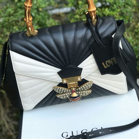 gucci queen margaret black and white|gucci stories jewelry.